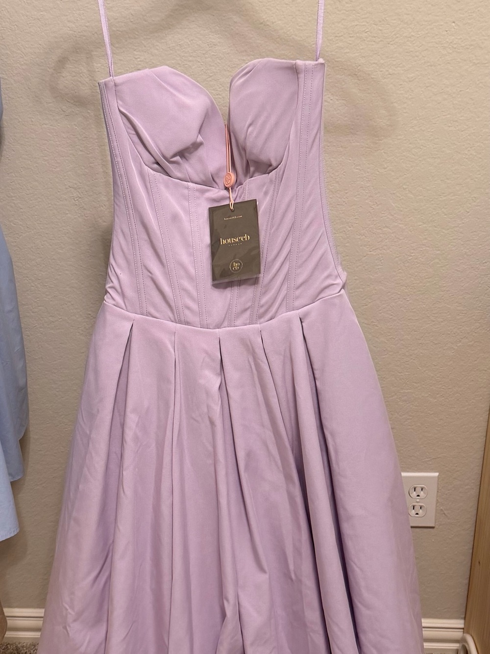 House of CB Lavender Sweetheart Bodice Party Dress